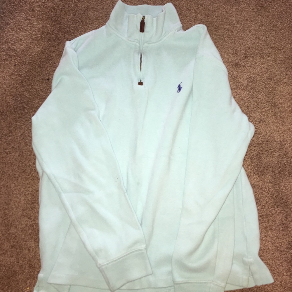 Baby bleu polo turtle neck